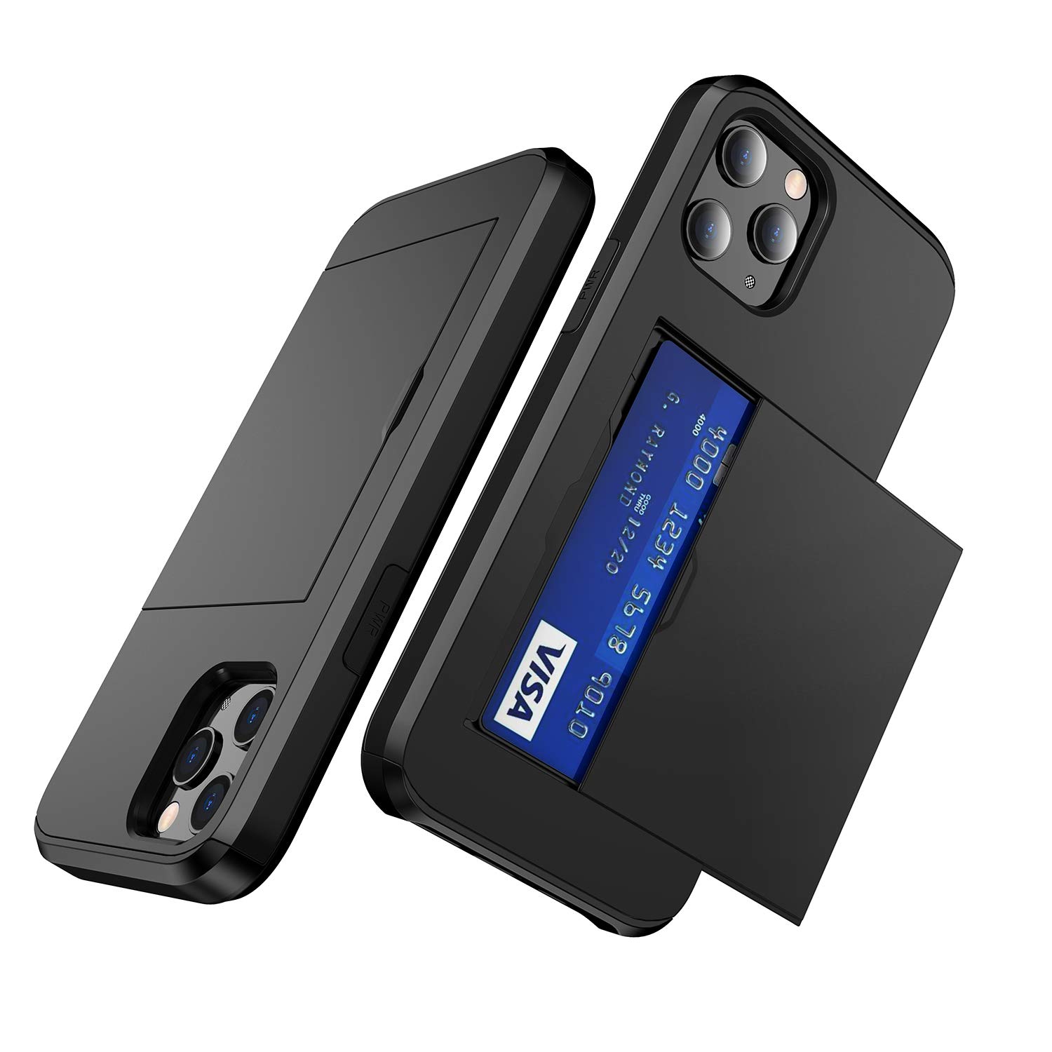 Amazon.co.jp: iPhone 12 Mini ケース カード収納 名刺スロット付き